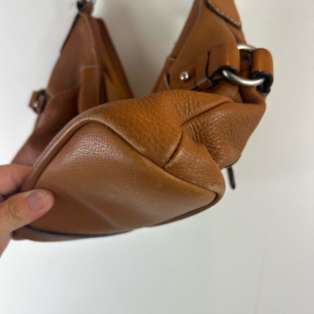 Giani Bernini Brown Leather Shoulder Bag - Picture 13 of 13
